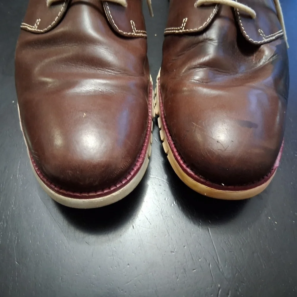 Cole Haan GRAND O.S Leather Chukka Boot   Size 12